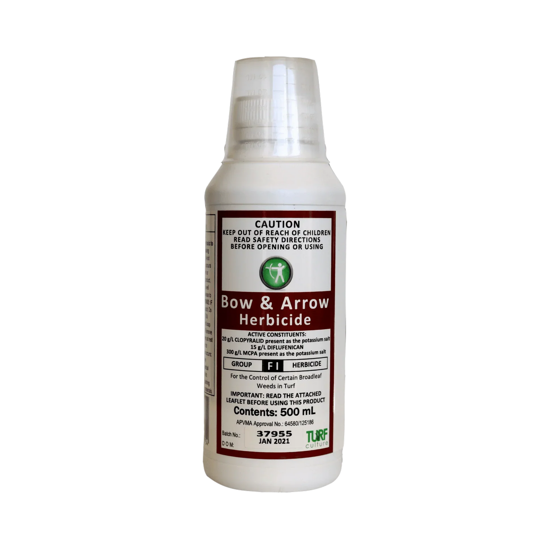 Bow & Arrow Broadleaf Turf Herbicide 500mL bottle