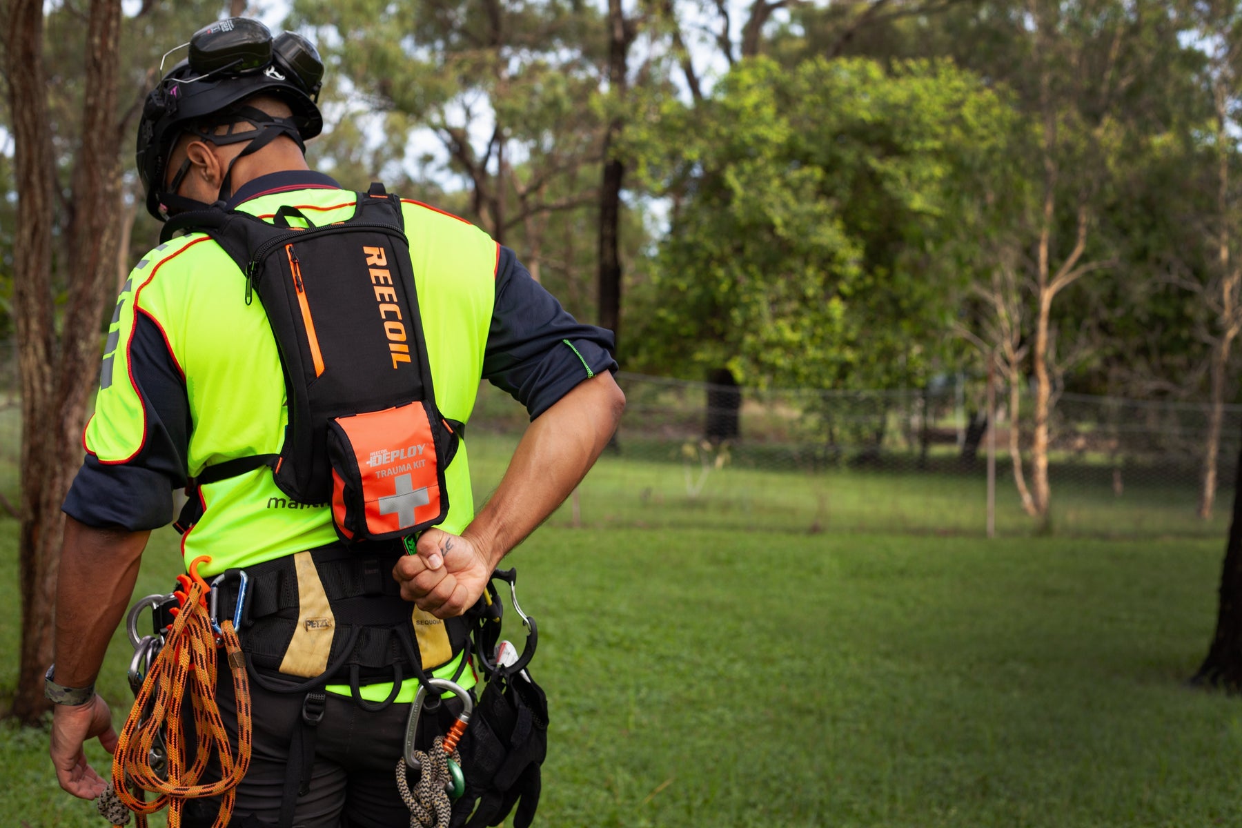 Reecoil Deploy Trauma Kit in orange pouch
