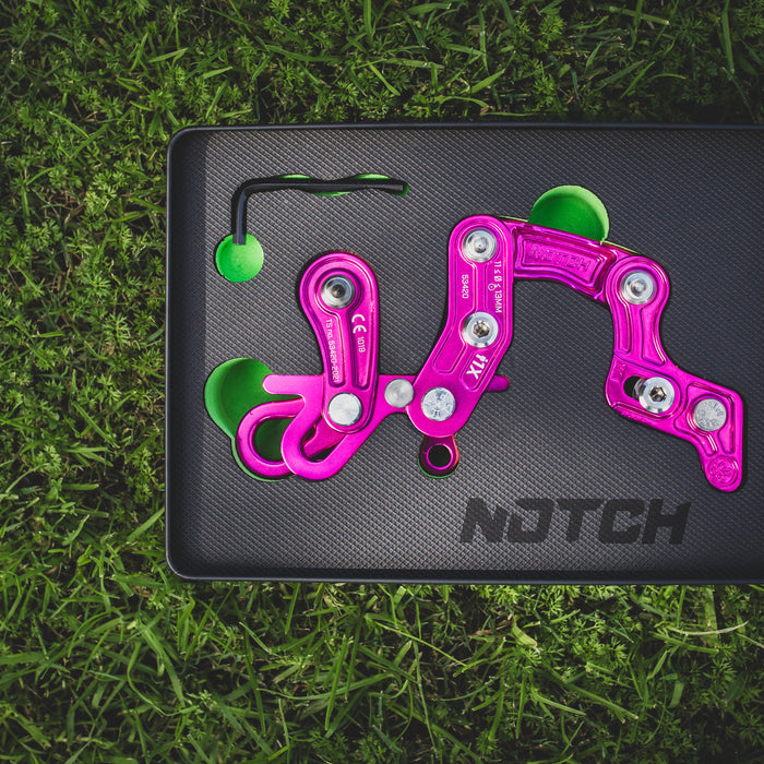 Notch Rope Runner Pro Pink: Versatile Control for SRS and MRS Climbing