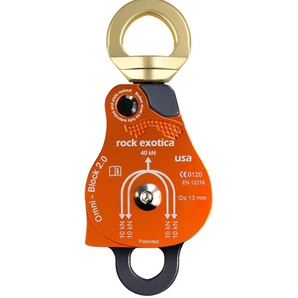 Rock Exotica Omni-Block 2.0 Double: Maximum Efficiency for Demanding Rigging