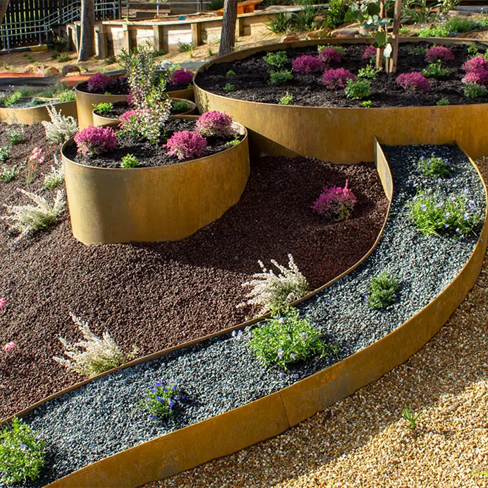 Elevate Your Landscape Design with Shapescaper Steel Garden Edging