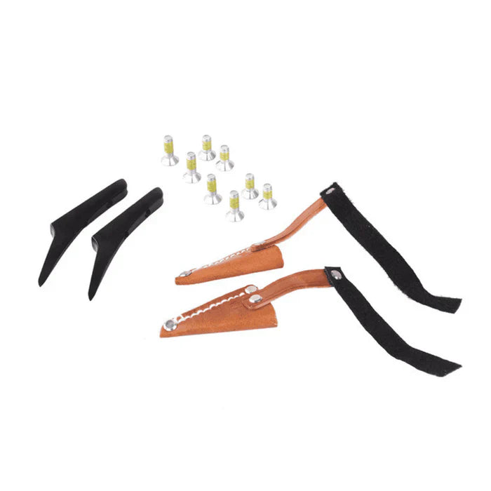 Notch Gecko Replacement Gaffs with Screws &amp; Covers – Long: Extending the Life of Your Climbing Spurs