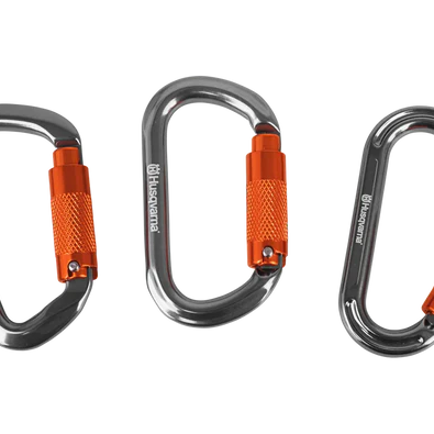 Husqvarna High-Strength Aluminum Carabiner with Triple Lock: The Ultimate Safety Solution for Arborists