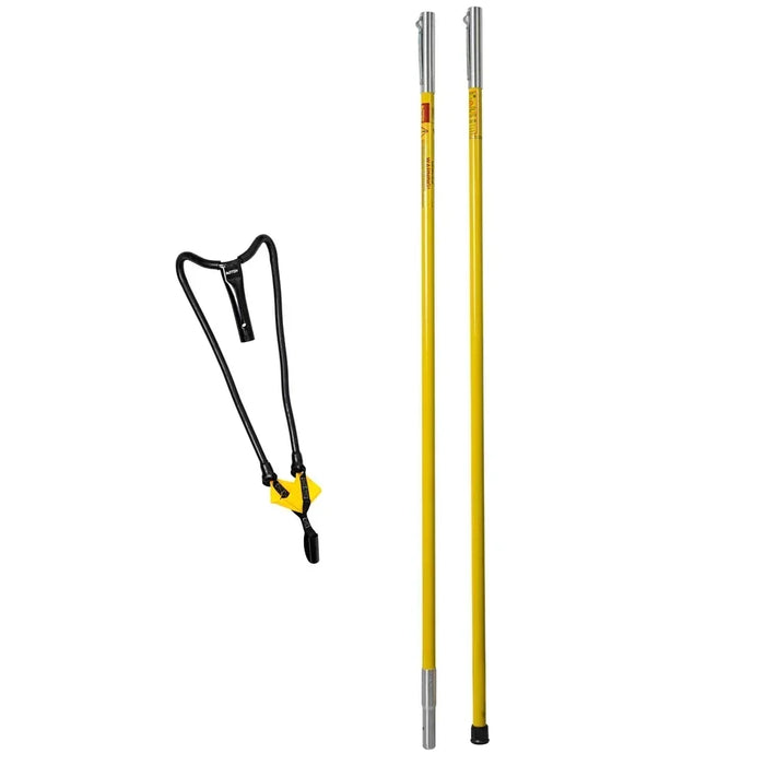 Notch BIG SHOT throwline launcher with fibreglass poles