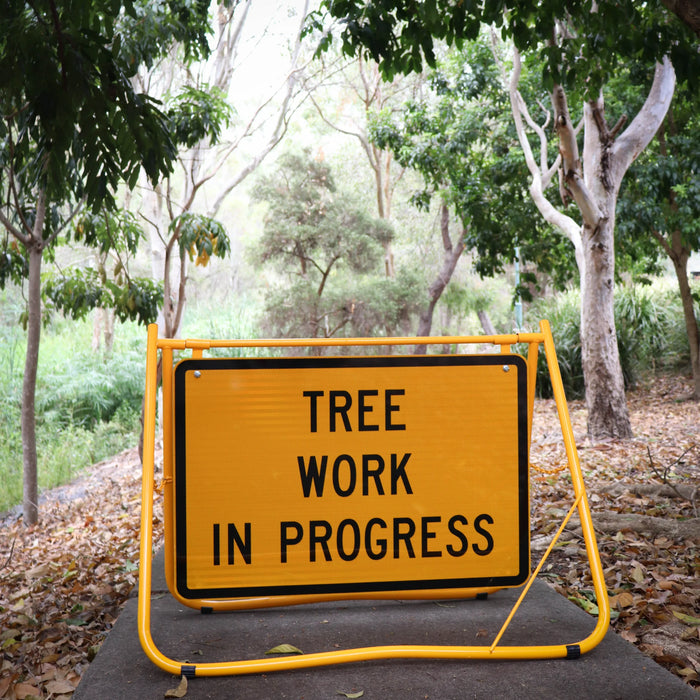 The Importance of the Work in Progress Swing Sign for Job Site Safety