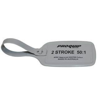 Fuel ID Tag 2 STROKE 50:1 Grey