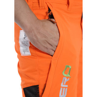 Clogger Hi-Vis Orange Zero Men's Chainsaw Trouser