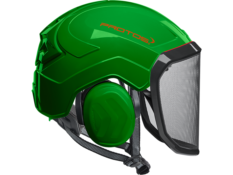 Protos Integral Arborist Helmet Green