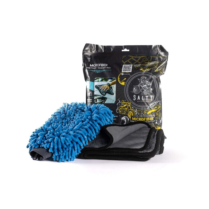 Salty Captain - Microfibre Towel & Handmitt Kit