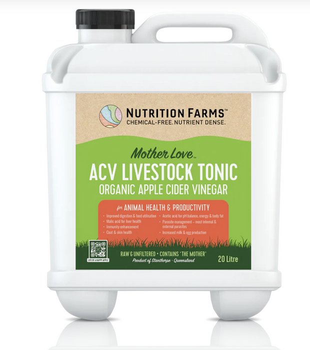 MotherLove™ Apple Cider Vinegar Livestock Tonic 20L