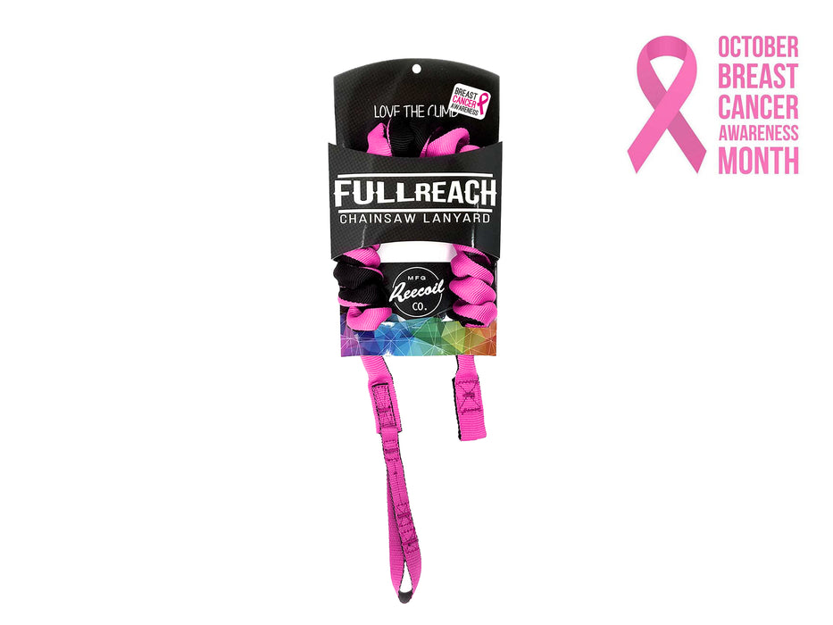 Reecoil Full-Reach Pink Chainsaw Lanyard