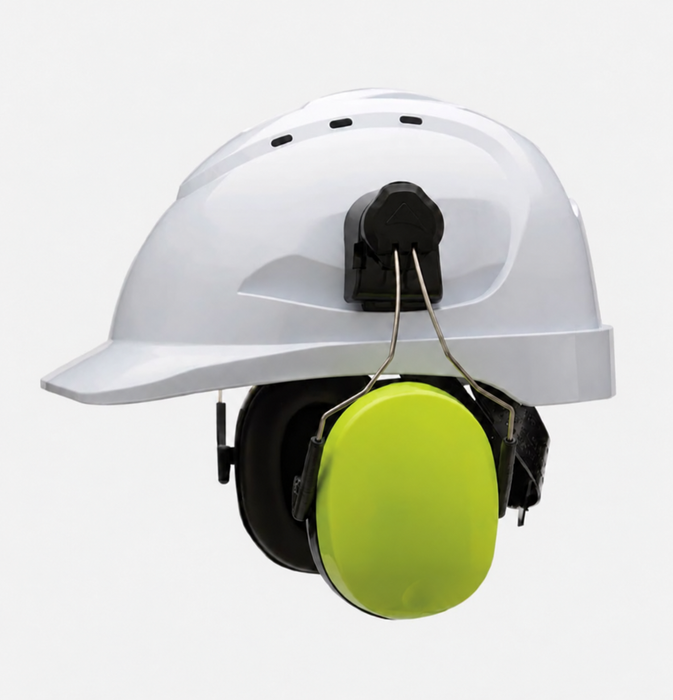 Safety Helmet with Earmuff Kit