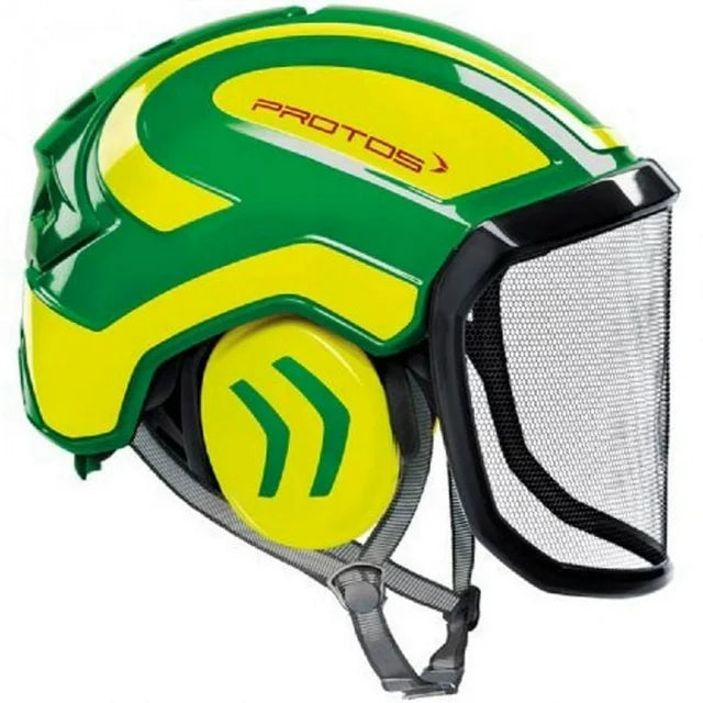 Protos Integral Arborist Helmet Green/Neon Yellow
