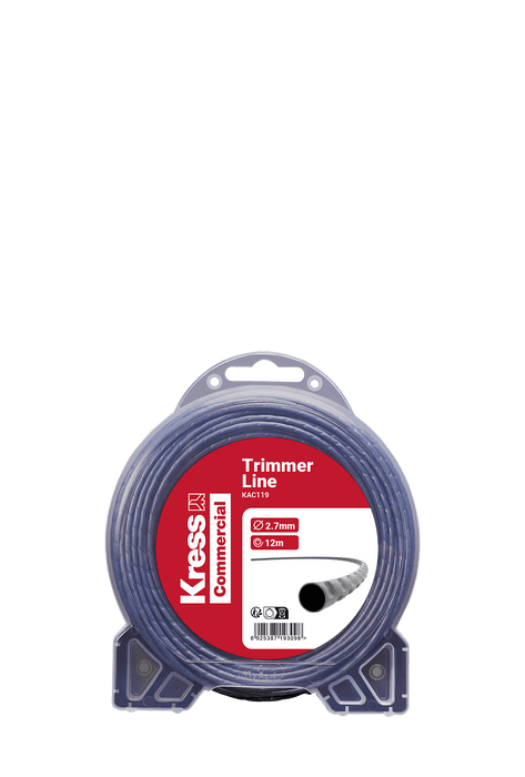 Kress KAC119 12 m length, 2.7 mm Diameter Trimmer Line for Grass Trimmer