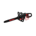 Angled view of the Kress KC300.9 chainsaw showing the front handle, chain brake guard and oil cap