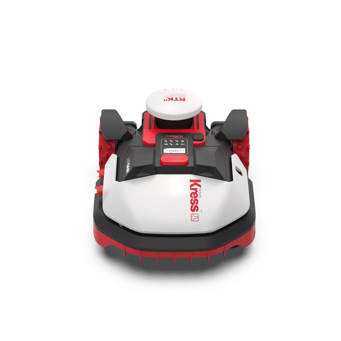 Detail view of the Kress KR174E.1 robotic lawn mower
