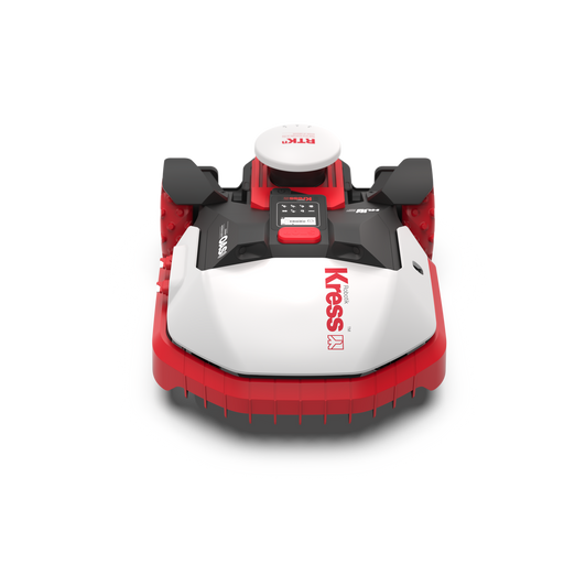 Detail view of the Kress KR233E.1 robotic lawn mower