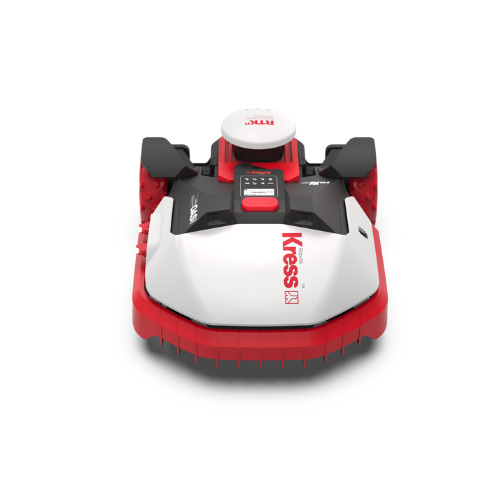 Detail view of the Kress KR233E.1 robotic lawn mower