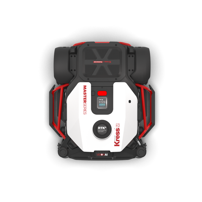 Detail view of the Kress MasterSeries KR238E.1 robotic mower