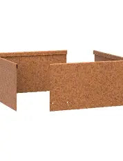 Shapescaper Redcor Edging External Corners Height: 230mm Thickness: 2mm Length: 300x300mm