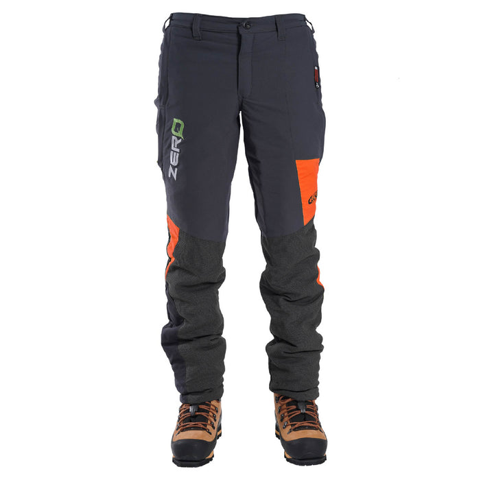 Clogger Zero Gen2 Light and Cool Men's Chainsaw Pants - Orange Flash (New Color)