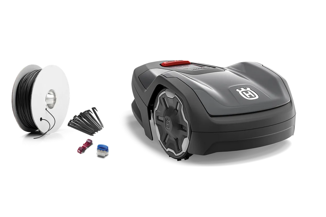 Husqvarna Automower® Aspire™ R4 with Small Boundary Wire Installation Kit