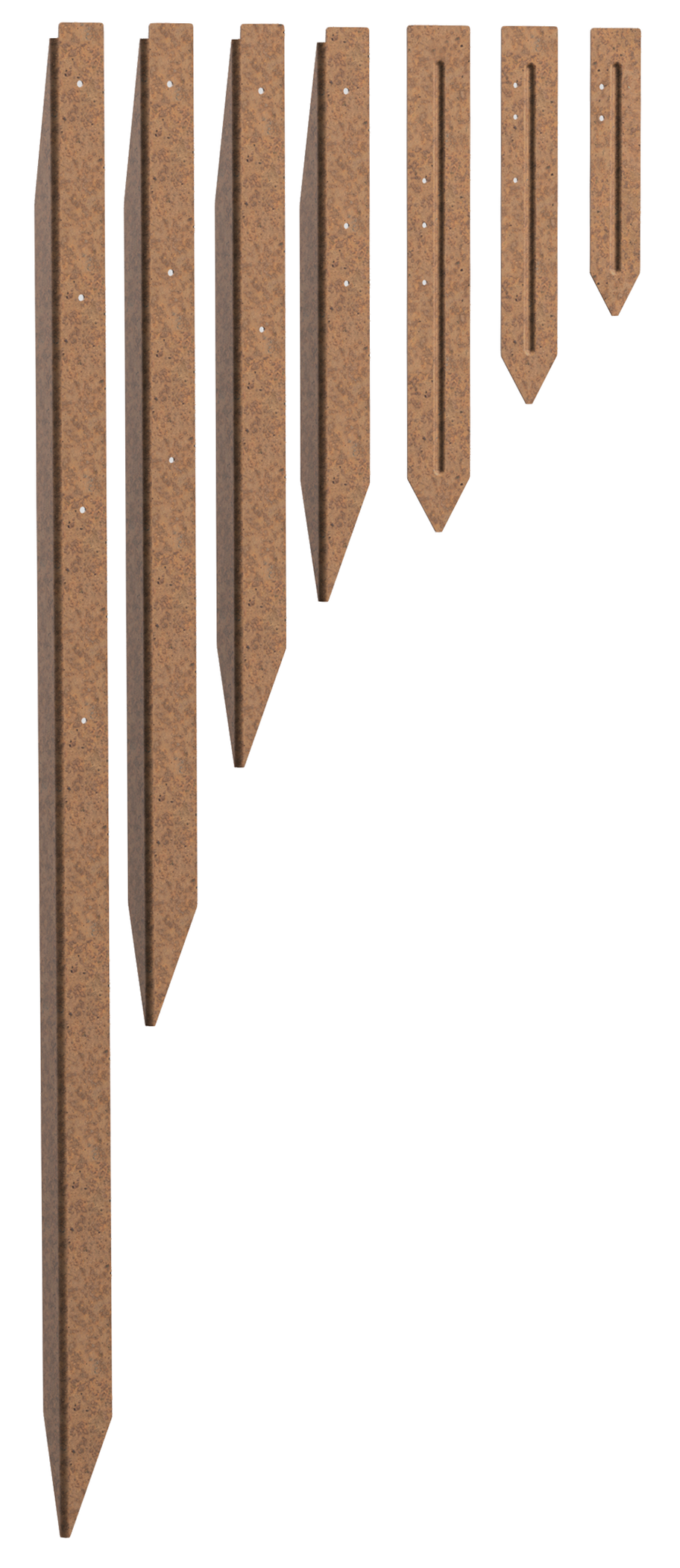 Shapescaper Stakes - 450mm L Profile Stake / Galvabond / 3.0mm thick ...