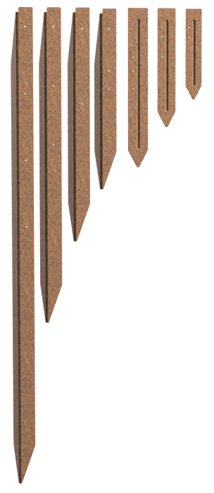 Shapescaper Stakes - 580mm L Profile Stake / Galvabond / 3.0mm thick / 580mm length / 42x40mm width